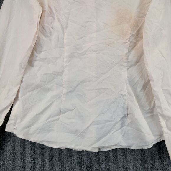 Marlboro Classics Pearl Snap Shirt Mens M Long Sleeve White Chest Pockets - Picture 8 of 13